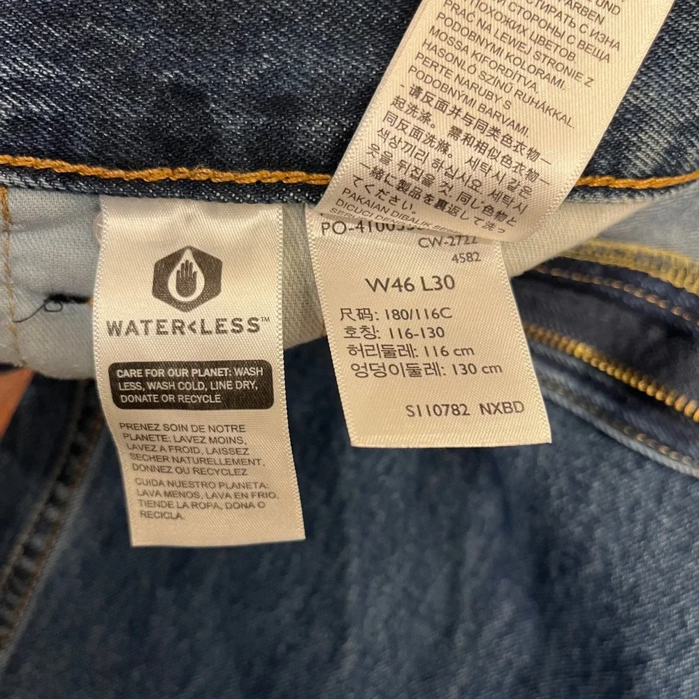 Levi's 550 Relaxed Fit Jeans‎ Men 44x30 Blue Medium Wash Tapered Leg Denim